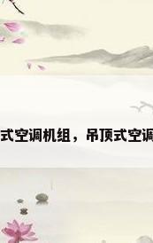 吊顶式空调机组，吊顶式空调机组