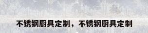 不锈钢厨具定制，不锈钢厨具定制