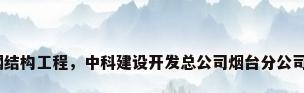 烟台钢结构工程，中科建设开发总公司烟台分公司介绍？