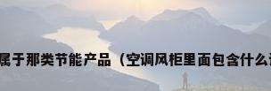风柜属于那类节能产品（空调风柜里面包含什么设备）