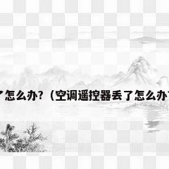 空调遥控器丢了怎么办?（空调遥控器丢了怎么办?四种方法解决）