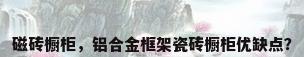磁砖橱柜，铝合金框架瓷砖橱柜优缺点？