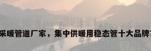 采暖管道厂家，集中供暖用稳态管十大品牌？