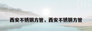 西安不锈钢方管，西安不锈钢方管