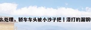 车漏钢板怎么处理，轿车车头被小沙子把車漆打的漏钢板了怎么办？