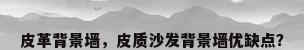 皮革背景墙，皮质沙发背景墙优缺点？
