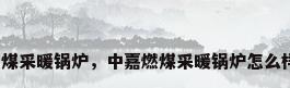 燃煤采暖锅炉，中嘉燃煤采暖锅炉怎么样？
