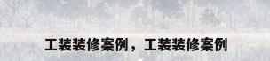 工装装修案例，工装装修案例