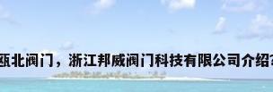 瓯北阀门，浙江邦威阀门科技有限公司介绍？