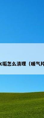 暖气片有水垢怎么清理（暖气片清洗教程）