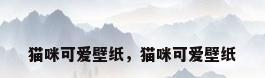 猫咪可爱壁纸，猫咪可爱壁纸