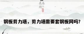 钢板剪力墙，剪力墙需要套钢板网吗？