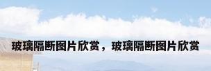 玻璃隔断图片欣赏，玻璃隔断图片欣赏