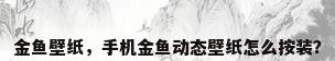 金鱼壁纸，手机金鱼动态壁纸怎么按装？