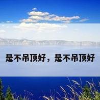 是不吊顶好，是不吊顶好