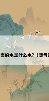 请问暖气里面的水是什么水?（暖气的水干净吗）