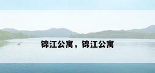 锦江公寓，锦江公寓