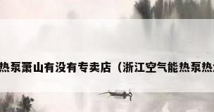 中广欧特斯空气能热泵萧山有没有专卖店（浙江空气能热泵热水器选什么牌子好）