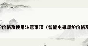 电采暖锅炉价格及使用注意事项（智能电采暖炉价格及特点介绍）
