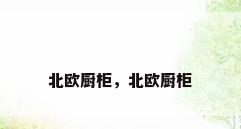 北欧厨柜，北欧厨柜