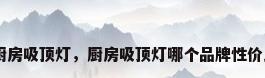 led厨房吸顶灯，厨房吸顶灯哪个品牌性价比高？
