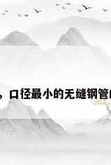 小口径钢管规格表，口径最小的无缝钢管的口径是多大的啊？