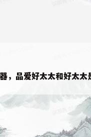 好太太厨房电器，品爱好太太和好太太是一个品牌吗？