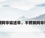 不锈钢网带输送带，不锈钢网带输送带