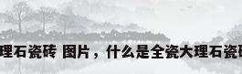 大理石瓷砖 图片，什么是全瓷大理石瓷砖？