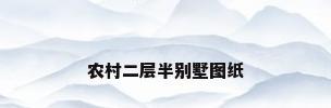 农村二层半别墅图纸