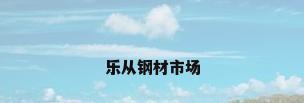 乐从钢材市场