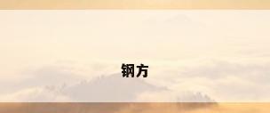 钢方