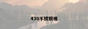 430不锈钢棒