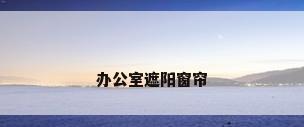 办公室遮阳窗帘