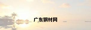 广东钢材网