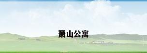 萧山公寓