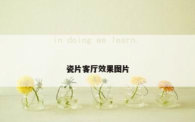 瓷片客厅效果图片