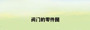 阀门的零件图