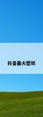 抖音最火壁纸