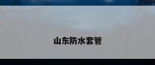 山东防水套管