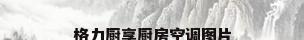 格力厨享厨房空调图片