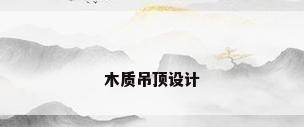 木质吊顶设计