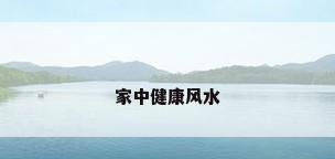 家中健康风水