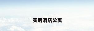 买房酒店公寓