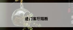 进门客厅隔断