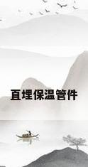 直埋保温管件