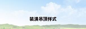 装潢吊顶样式
