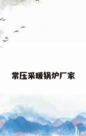 常压采暖锅炉厂家