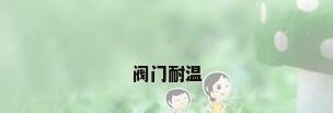 阀门耐温