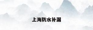 上海防水补漏